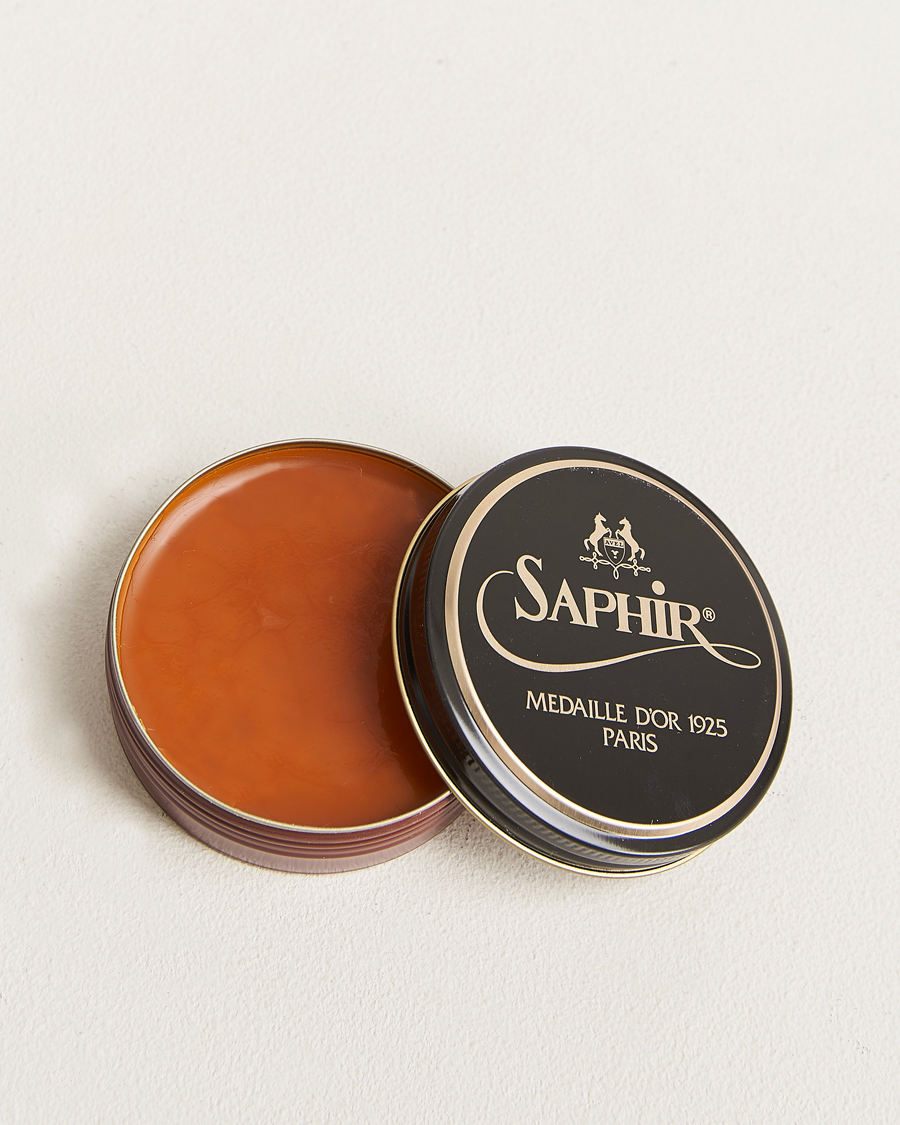 Uomini | Prodotti per la cura delle scarpe | Saphir Medaille d\'Or | Pate De Lux 50 ml Light Brown