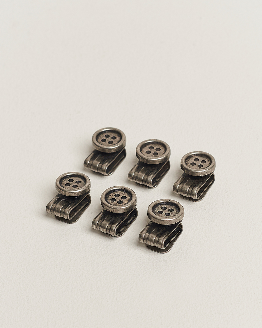 Uomini | Best of British | Albert Thurston | Brace Buttons 6-pack  