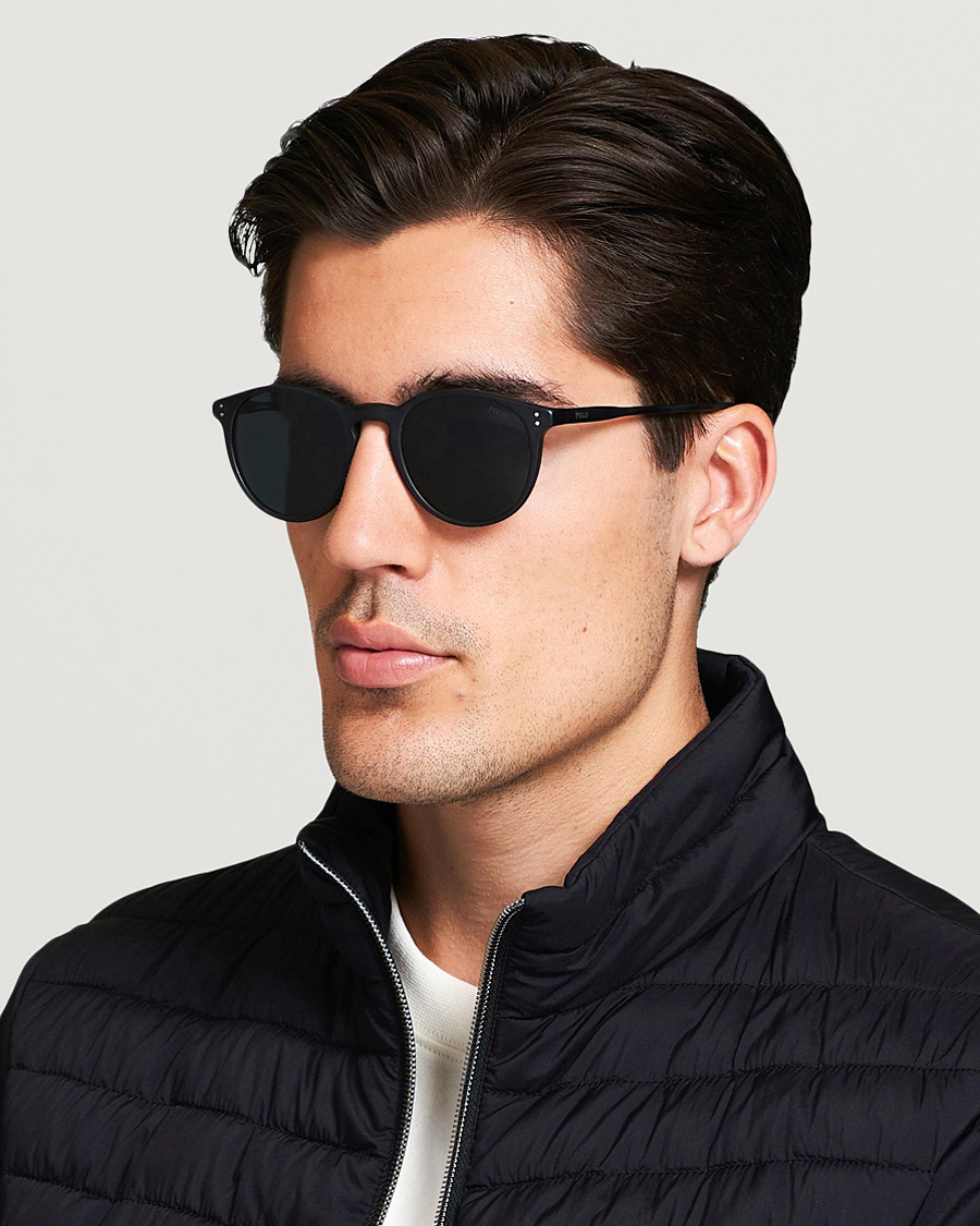 Uomini | World of Ralph Lauren | Polo Ralph Lauren | 0PH4110 Round Sunglasses Matte Black