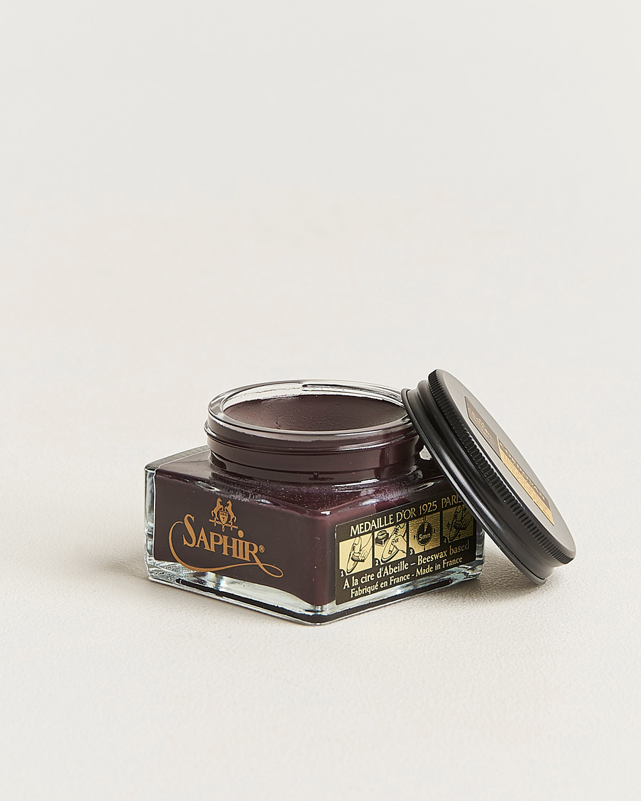 Uomini | Cura delle scarpe | Saphir Medaille d\'Or | Cordovan Creme 75 ml Burgundy