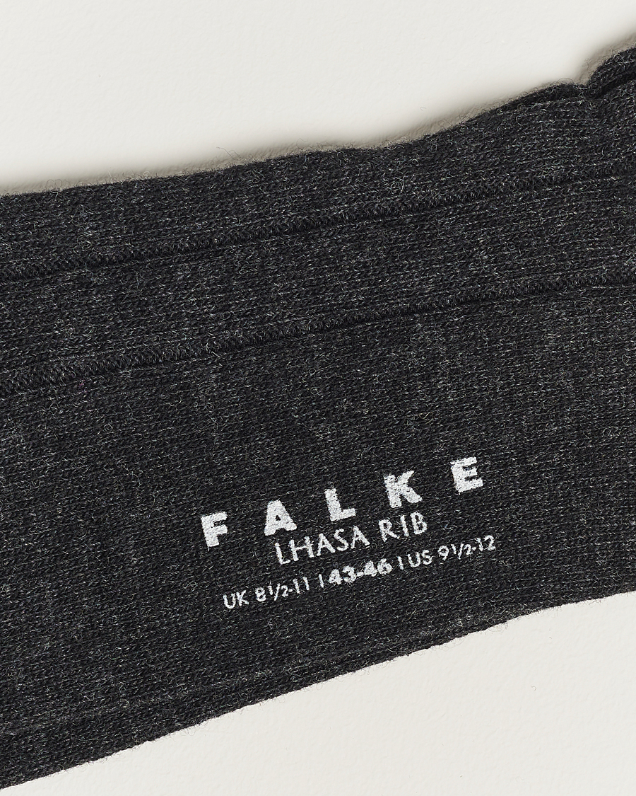 Uomini |  | Falke | Lhasa Cashmere Socks Antracite Grey