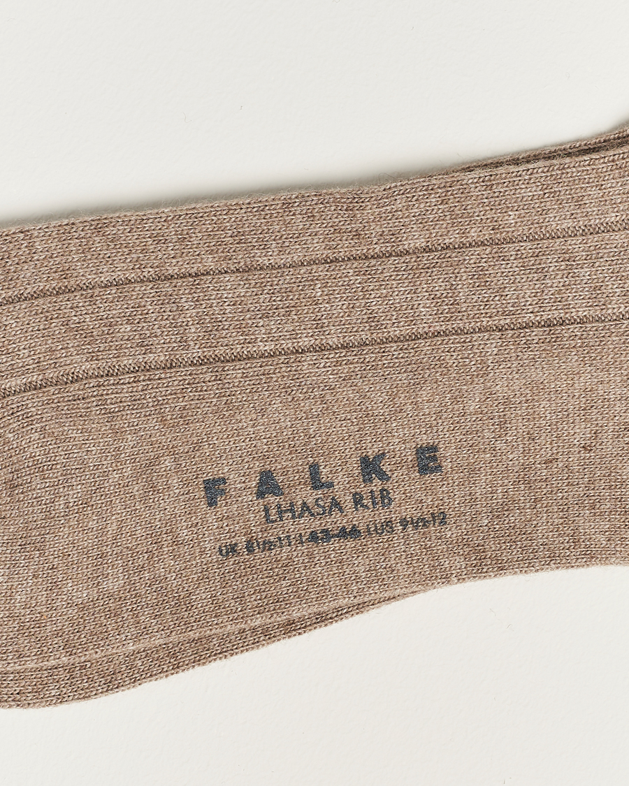 Uomini | Calzini di lana merino | Falke | Lhasa Cashmere Sock Nuthmeg Mel