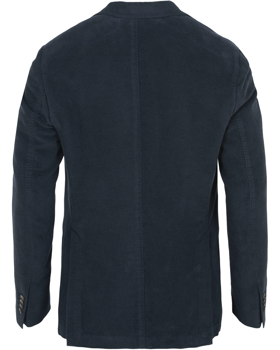 Uomini | Blazers | Boglioli | Moleskin K Jacket Blazer Dark Navy