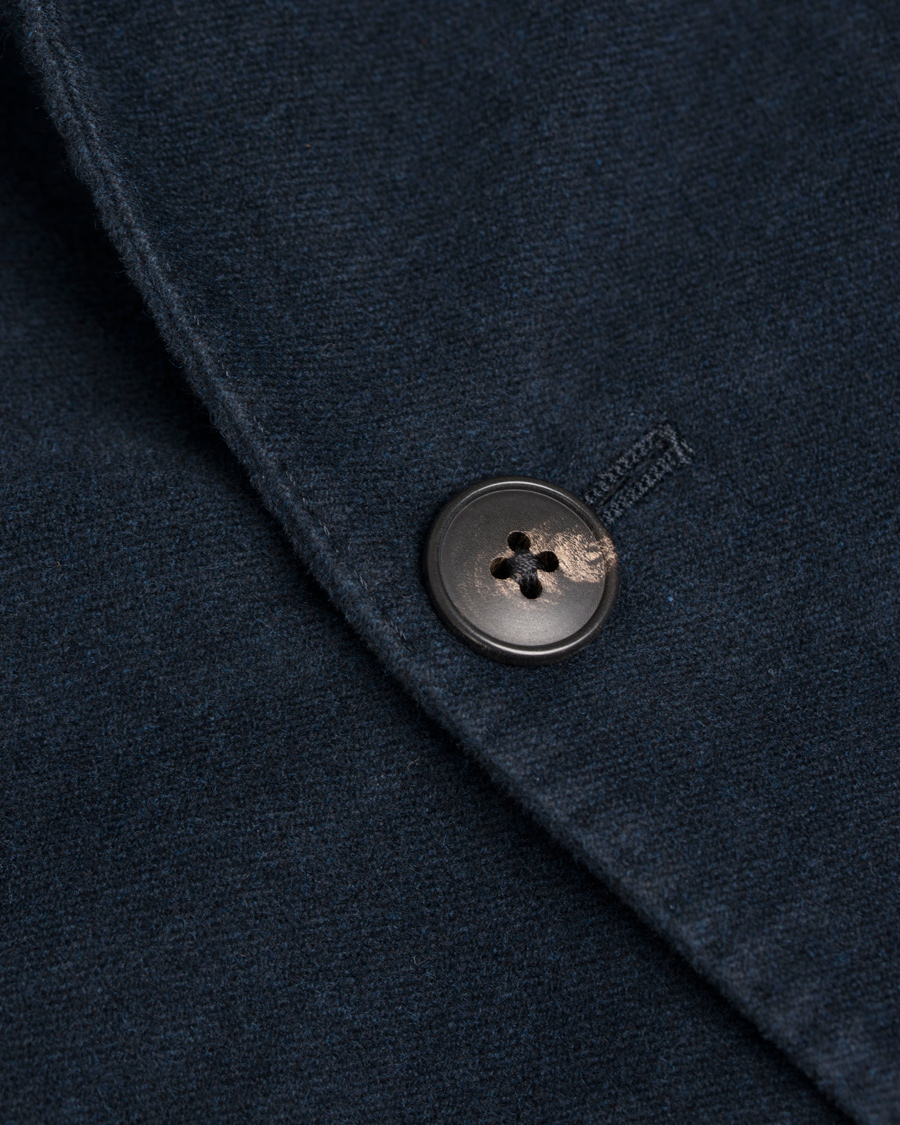 Uomini | Blazers | Boglioli | Moleskin K Jacket Blazer Dark Navy