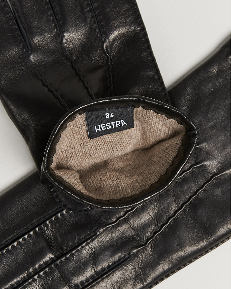 Uomini | Accessori che riscaldano | Hestra | Edward Wool Liner Glove Black