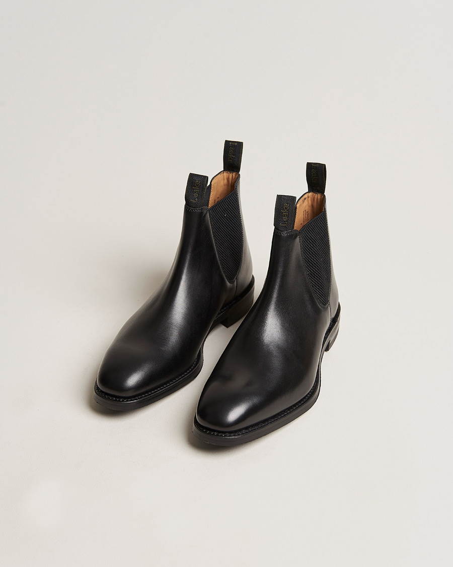 Uomini | Stivali chelsea | Loake 1880 | Chatsworth Chelsea Boot Black Calf