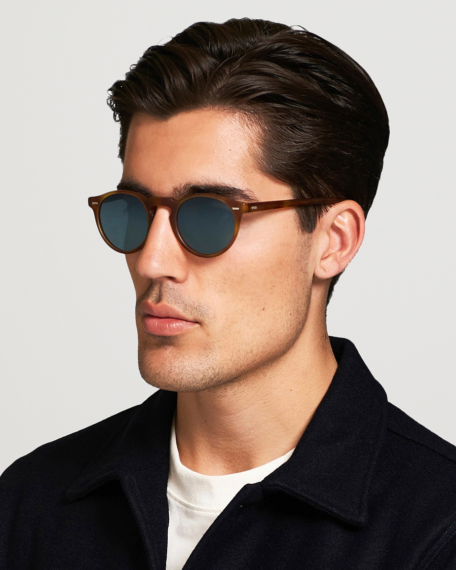 Uomini | Occhiali da sole | Oliver Peoples | Gregory Peck Sunglasses Semi Matte/Indigo Photochromic