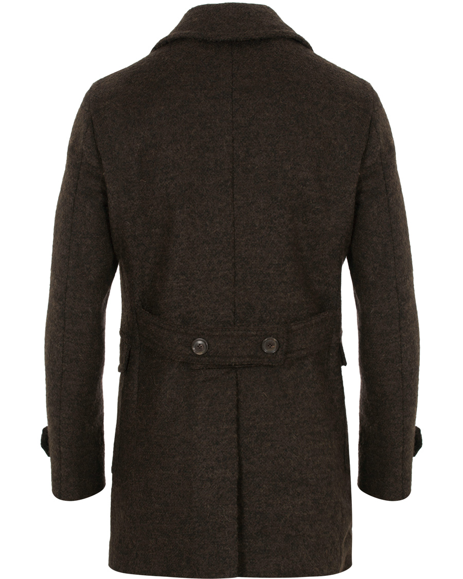 Uomini | Giacche | L.B.M. 1911 | Wool Double Breasted Coat Brown