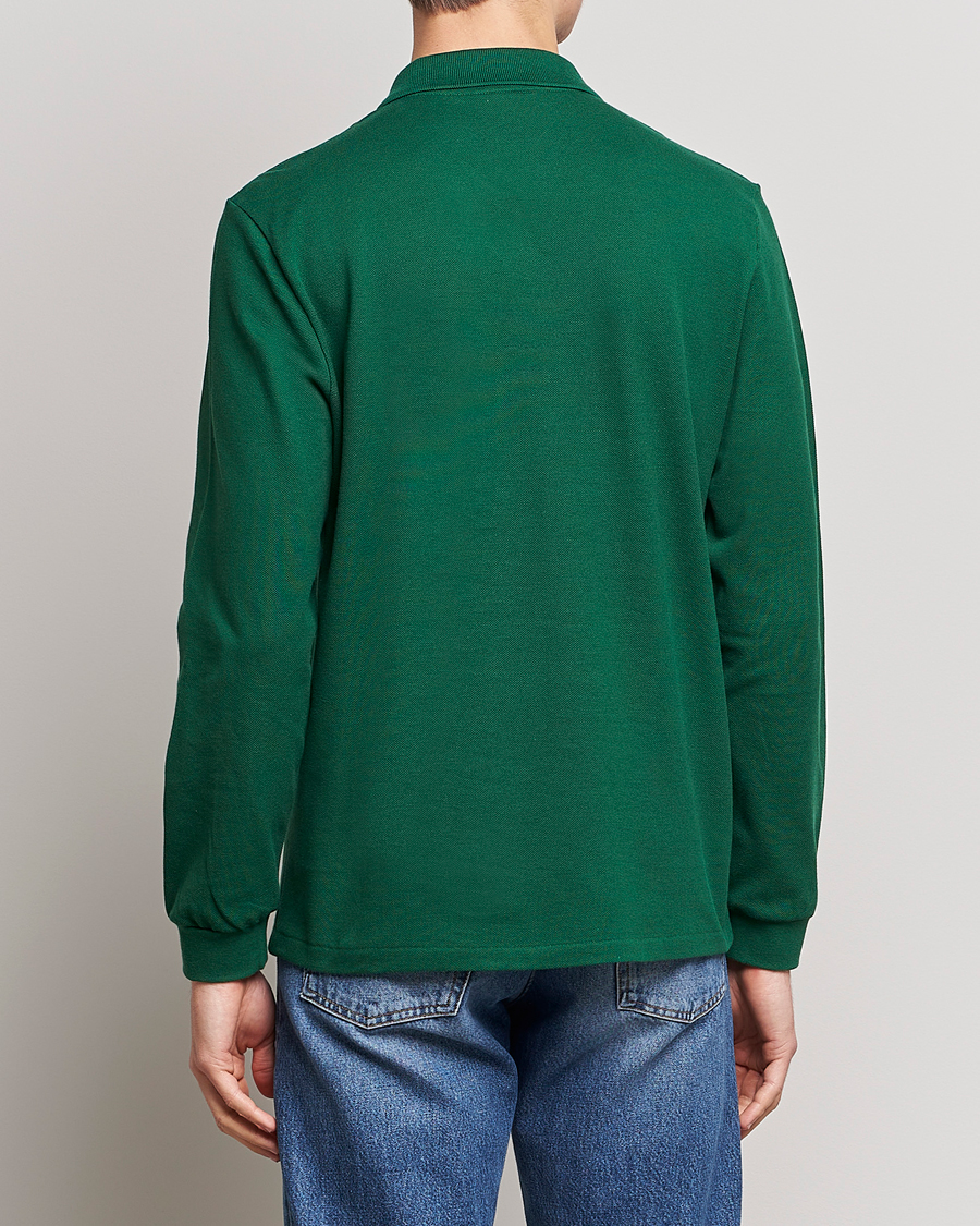 Uomini | Polo | Lacoste | Long Sleeve Piké Green