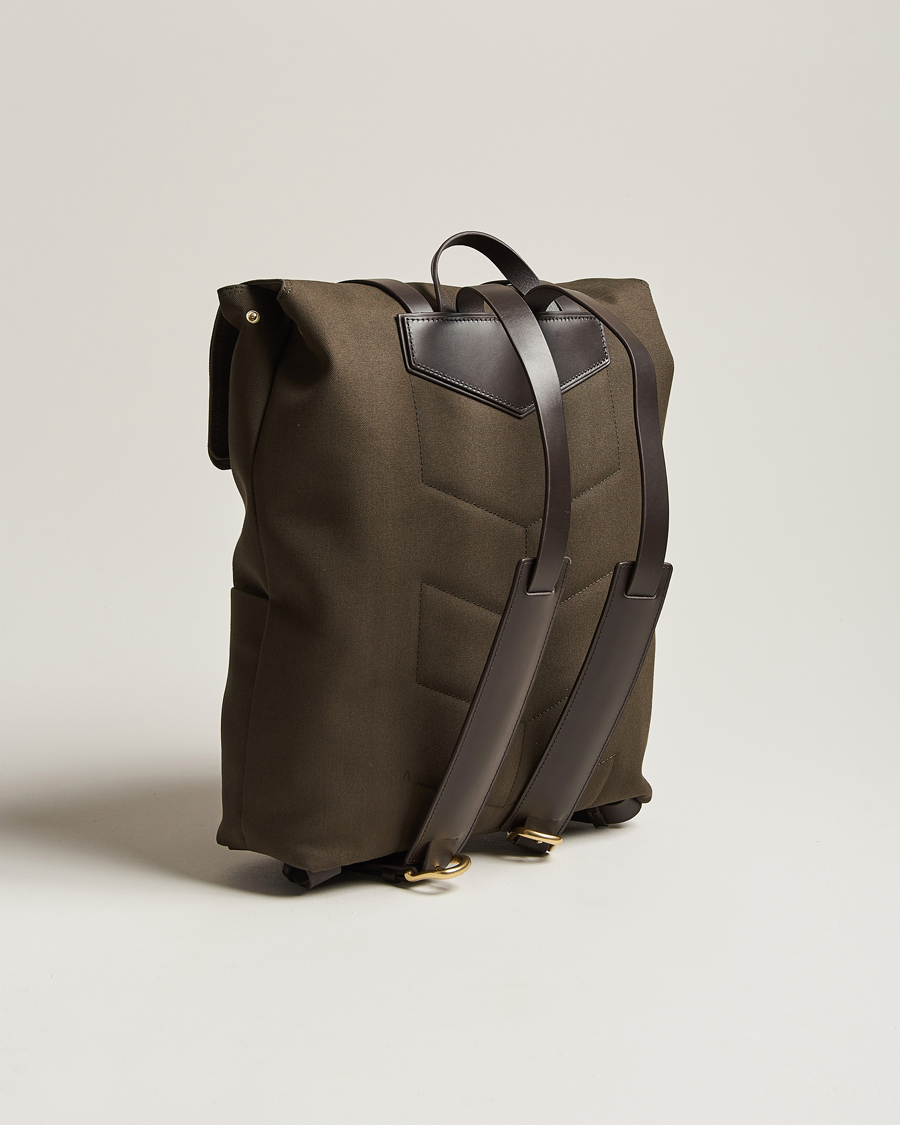 Uomini |  | Mismo | M/S Nylon Backpack Army/Dark Brown