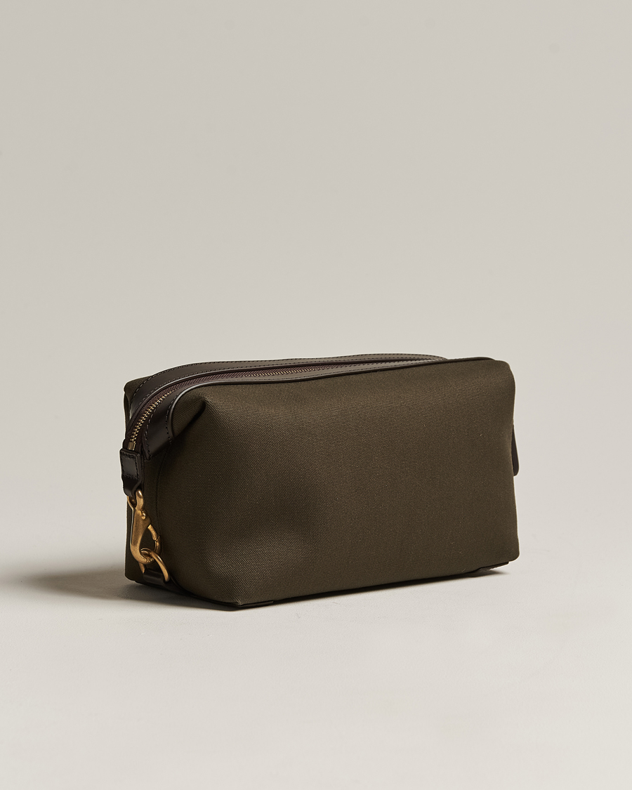 Uomini | Accessori | Mismo | M/S Nylon Washbag Army/Dark Brown