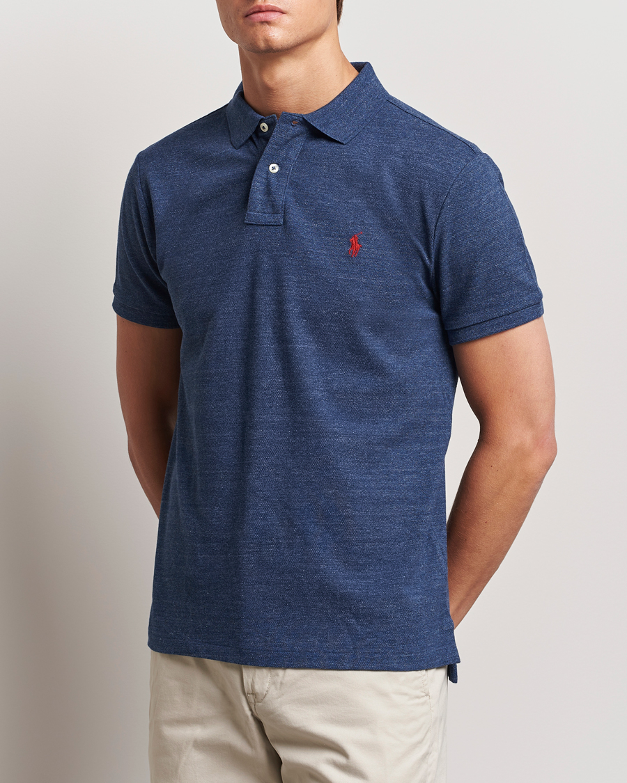 Uomini |  | Polo Ralph Lauren | Custom Slim Fit Polo Classic Royal Heather