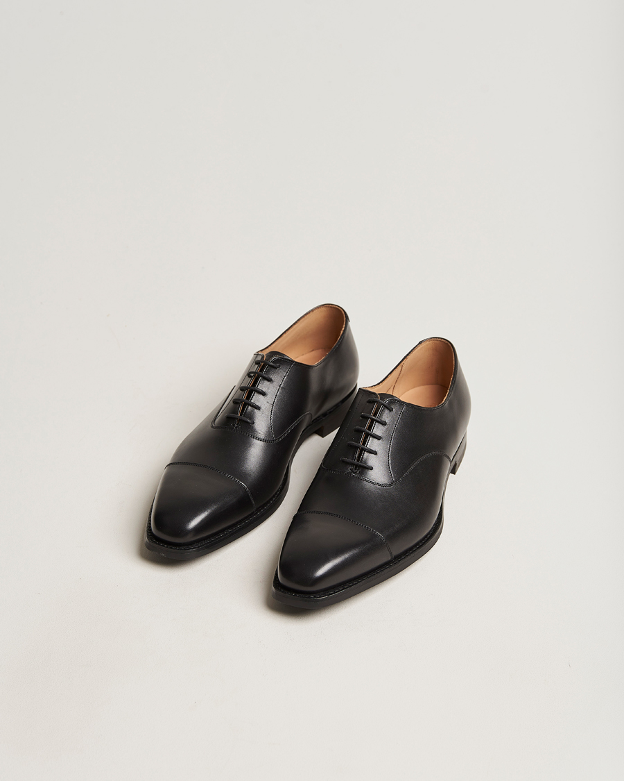 Uomini | Scarpe Oxford | Crockett & Jones | Hallam Oxford City Sole E Black Calf