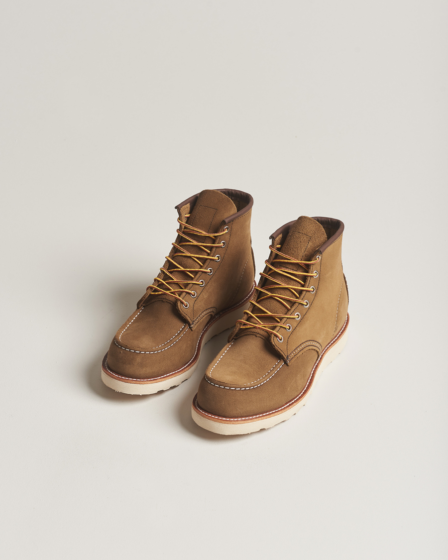 Uomini | Stivali | Red Wing Shoes | Moc Toe Boot Olive Mohave