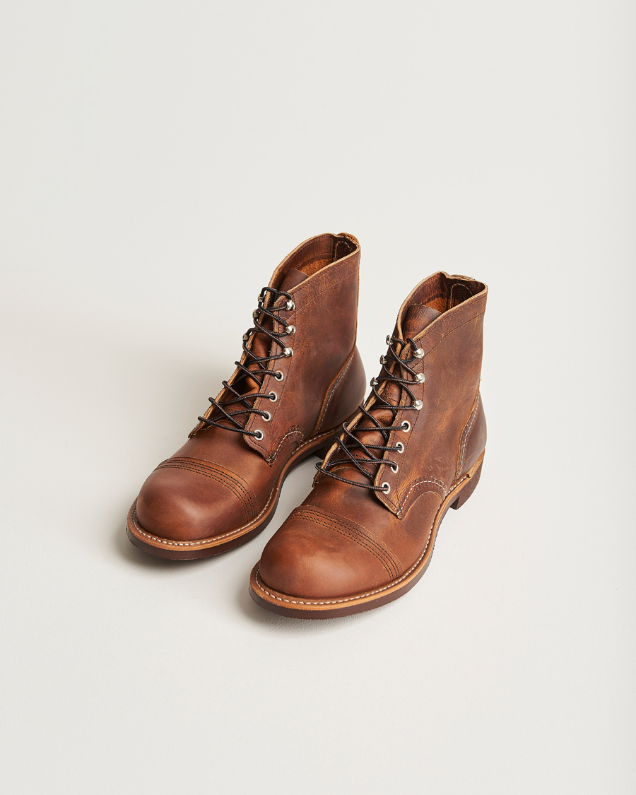 Uomini | Stivali con lacci | Red Wing Shoes | Iron Ranger Boot Copper Rough/Though Leather