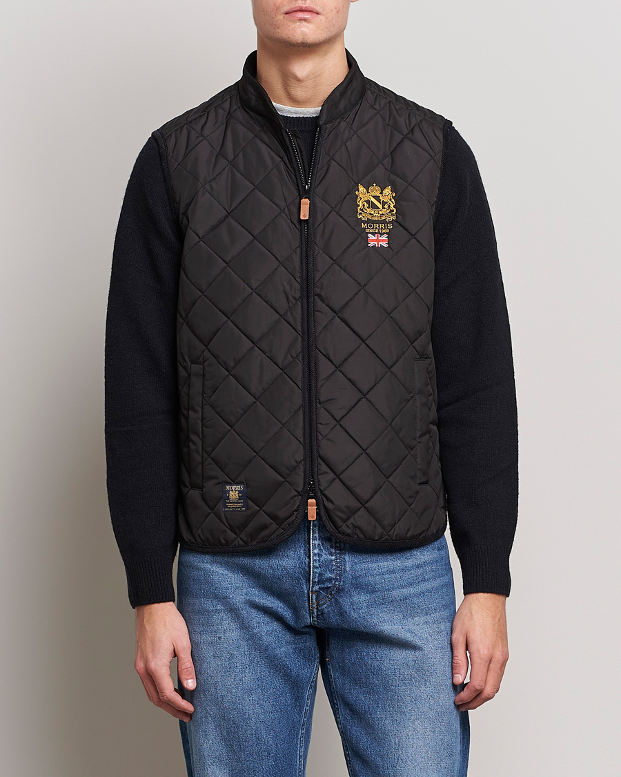 Uomini | Giacche autunnali | Morris | Trenton Quilted Vest Black