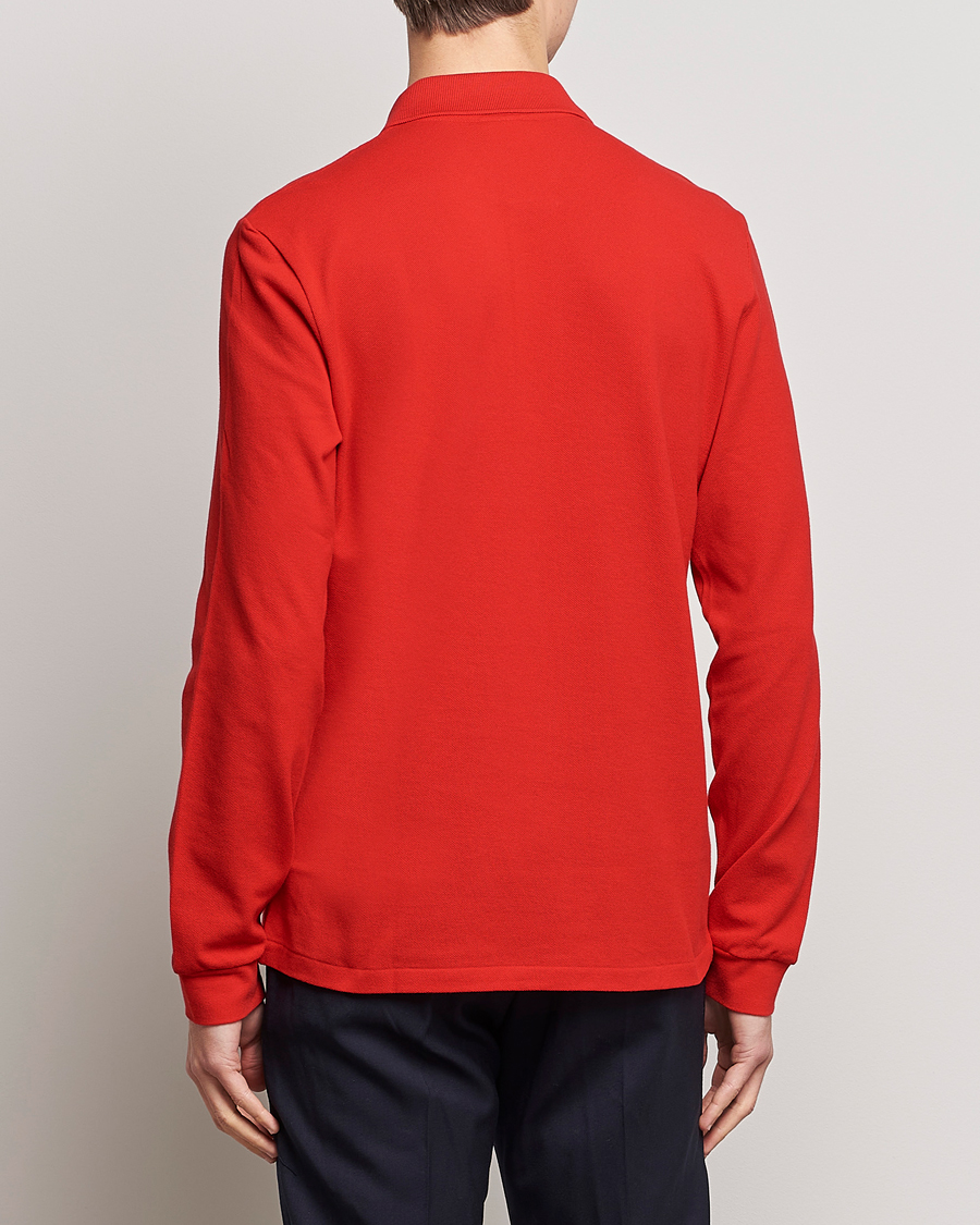 Uomini | Abbigliamento | Lacoste | Long Sleeve Polo Red