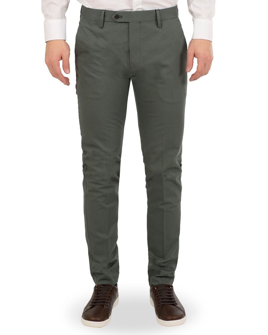 Uomini | Chinos | NN07 | Theo 1178 Stretch Chinos Green