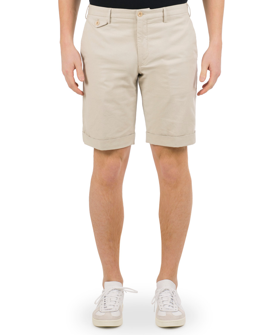 Uomini | Pantaloncini | Incotex | Ice Cotton Shorts Off White