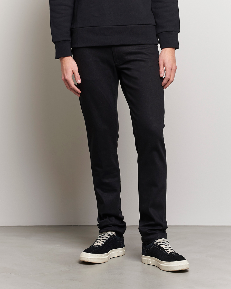 Uomini | Jeans | Nudie Jeans | Lean Dean Jeans Dry Ever Black