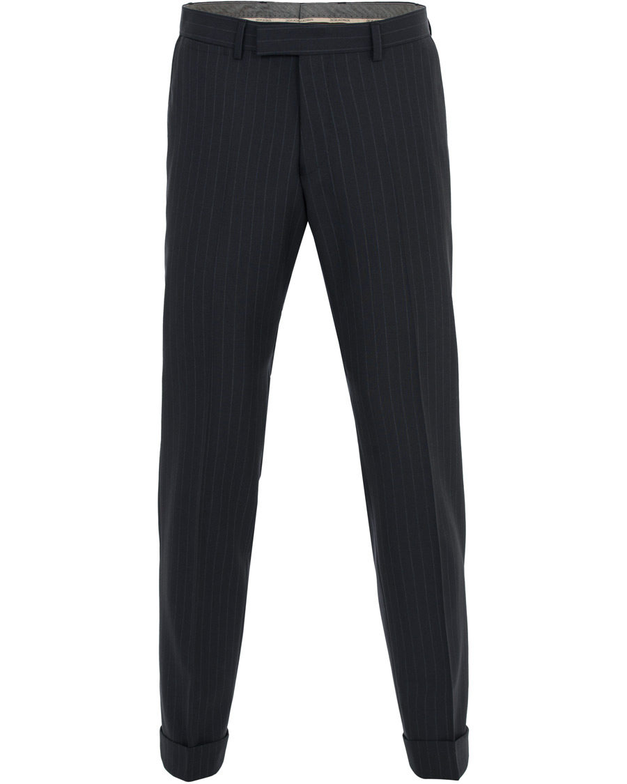 Uomini | Abiti | Oscar Jacobson | Ferry Wool Pinstripe Suit Navy