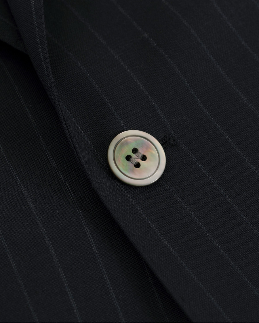 Uomini | Abiti | Oscar Jacobson | Ferry Wool Pinstripe Suit Navy