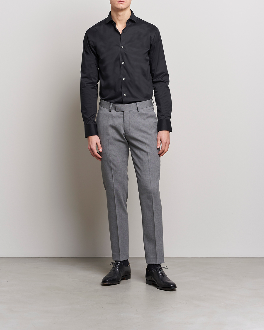 Uomini | Camicie | Tiger of Sweden | Farell 5 Stretch Shirt Black