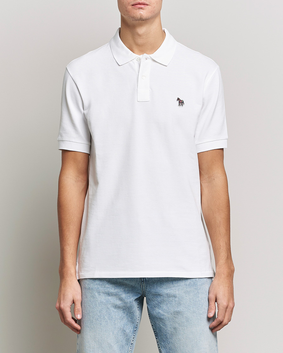 Uomini |  | PS Paul Smith | Regular Fit Zebra Polo White