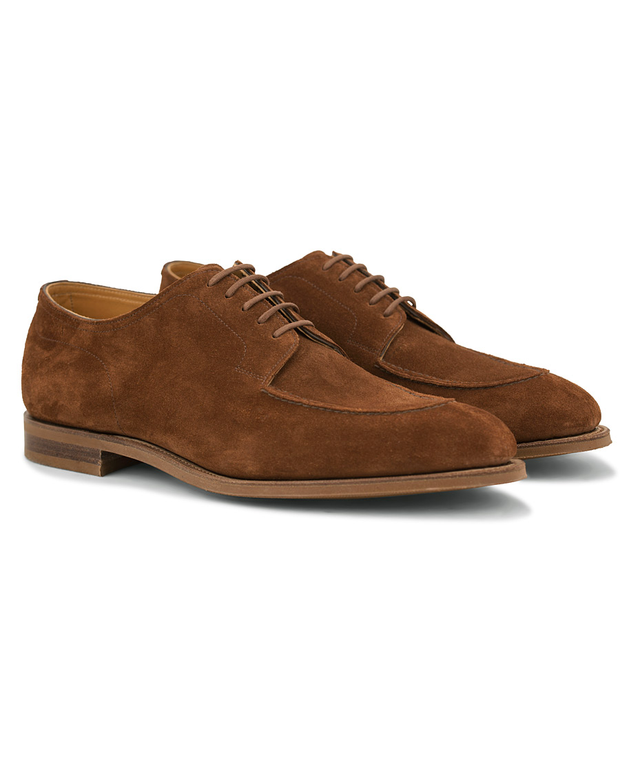 Uomini | Edward Green Dover Unlined Split Toe Derby Polo Suede | Edward Green | Dover Unlined Split Toe Derby Polo Suede