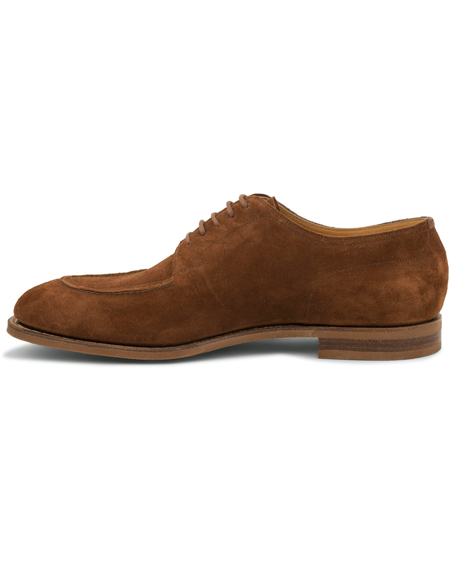 Uomini | Edward Green Dover Unlined Split Toe Derby Polo Suede | Edward Green | Dover Unlined Split Toe Derby Polo Suede