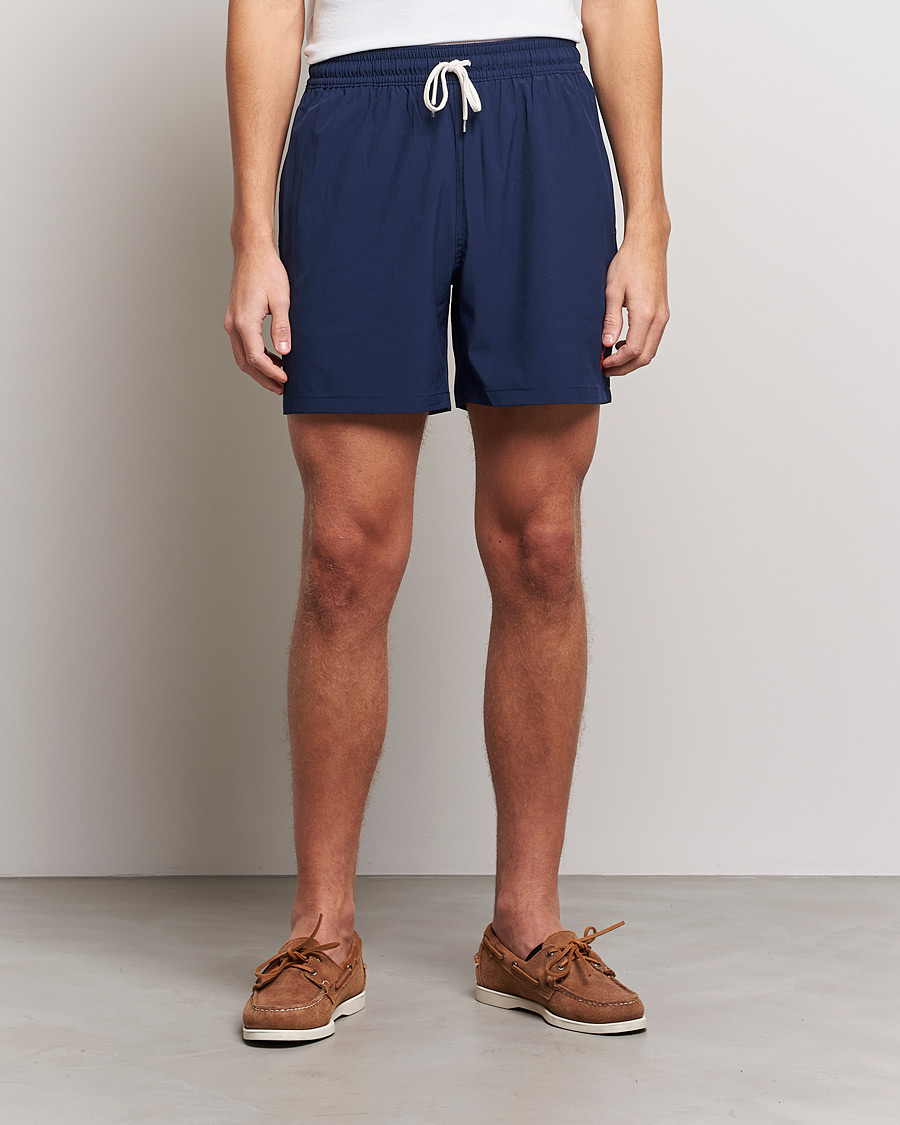 Uomini | Costumi da bagno con lacci | Polo Ralph Lauren | Traveler Boxer Swimshorts Newport Navy