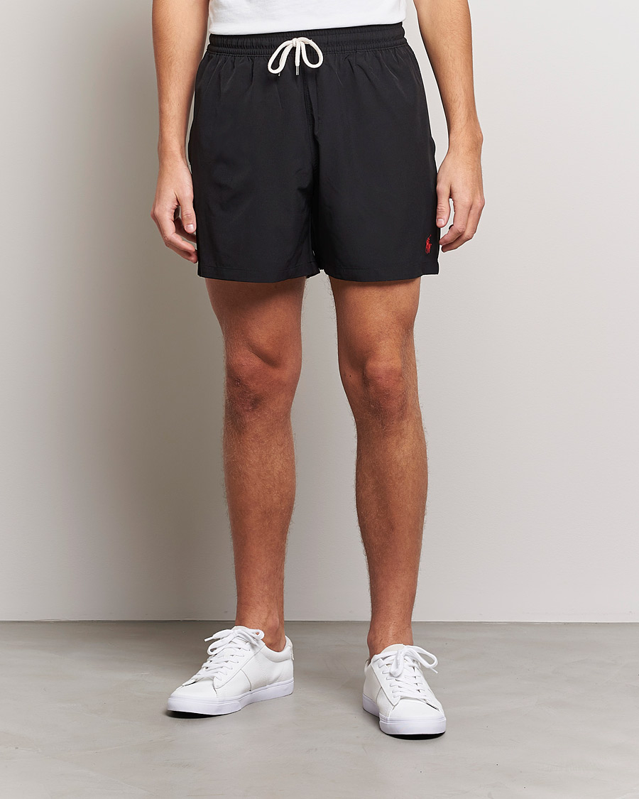 Uomini | Costumi da bagno con lacci | Polo Ralph Lauren | Traveler Boxer Swim Shorts Polo Black