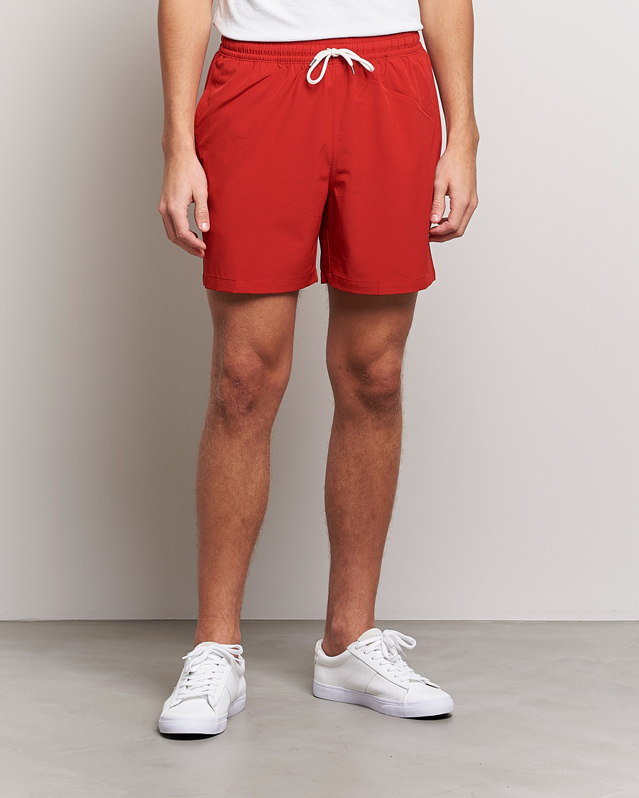 Uomini | Costumi da bagno | Polo Ralph Lauren | Traveler Boxer Swim Shorts RL Red