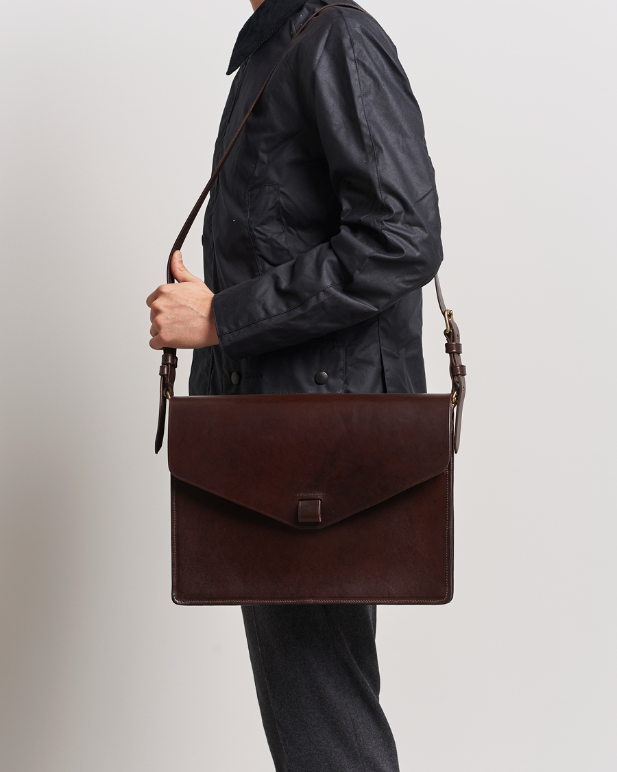 Uomini |  | Tärnsjö Garveri | Messenger Bag 3-In-1 Dark Brown