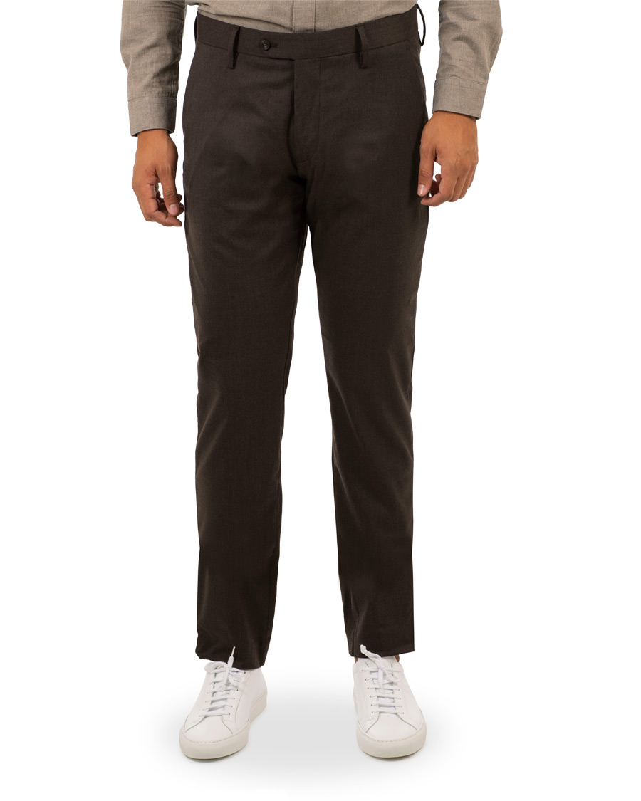 Uomini | Pantaloni | NN07 | New Theo 1249 Wool Trousers Brown