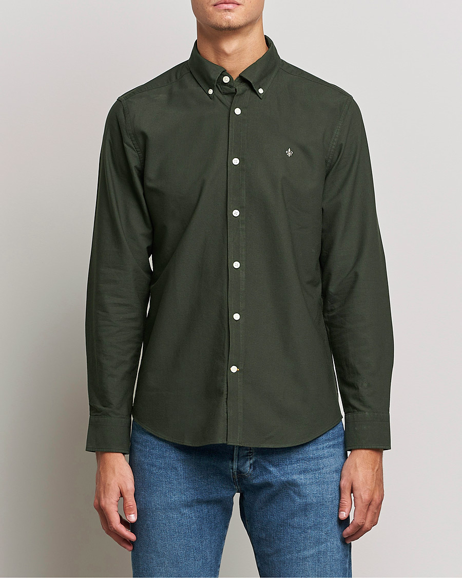 Uomini |  | Morris | Douglas Oxford Shirt Olive