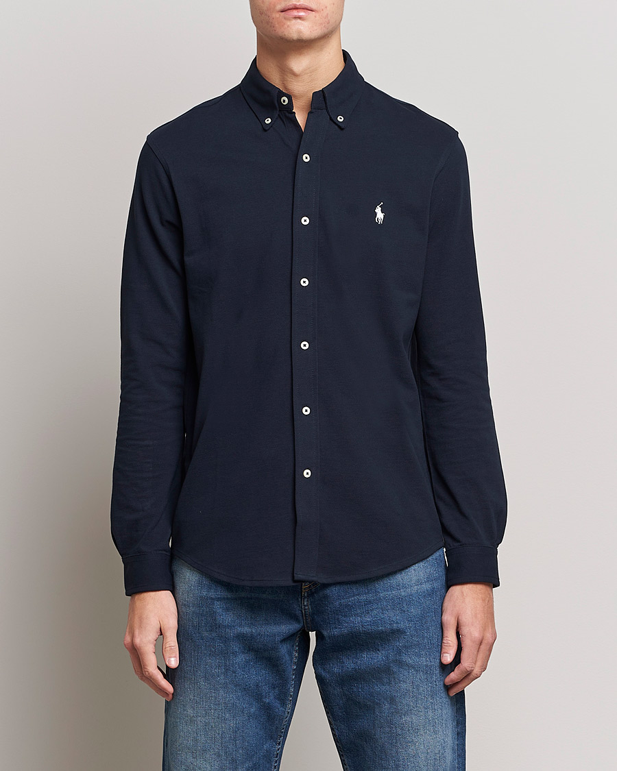 Uomini |  | Polo Ralph Lauren | Featherweight Mesh Shirt Aviator Navy