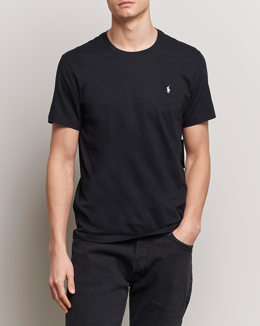 Uomini |  | Polo Ralph Lauren | Liquid Cotton Crew Neck T-Shirt Black