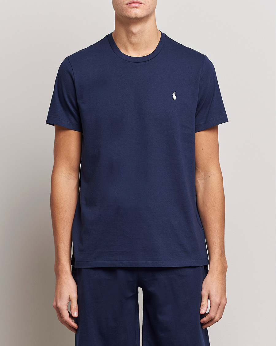 Uomini | Only Polo | Polo Ralph Lauren | Liquid Cotton Crew Neck T-Shirt Cruise Navy