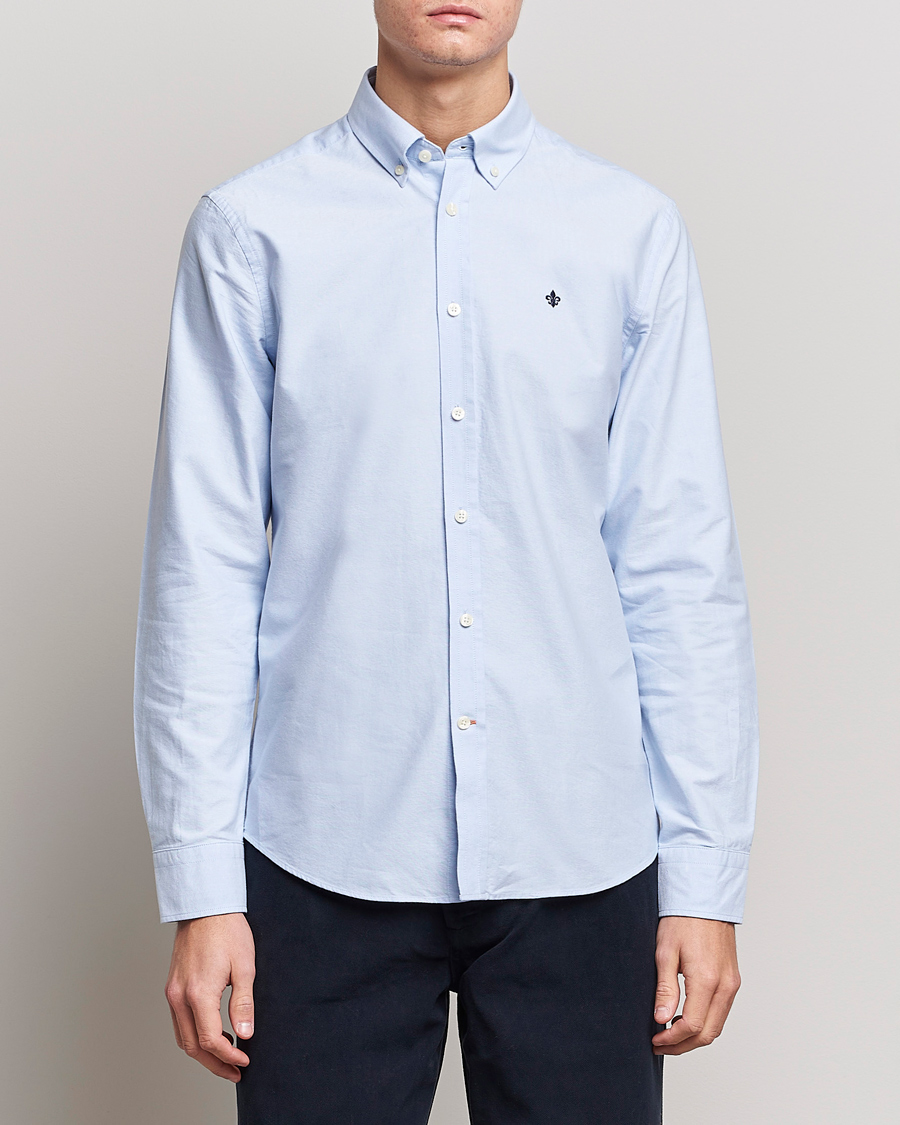 Uomini | Camicie oxford | Morris | Douglas Oxford Shirt Light Blue