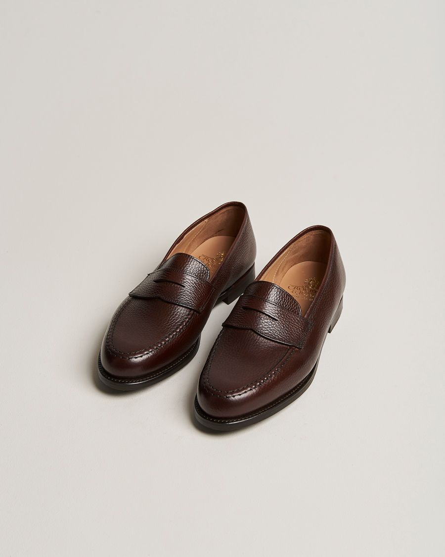 Uomini |  | Crockett & Jones | Boston City Sole Dark Brown Calf