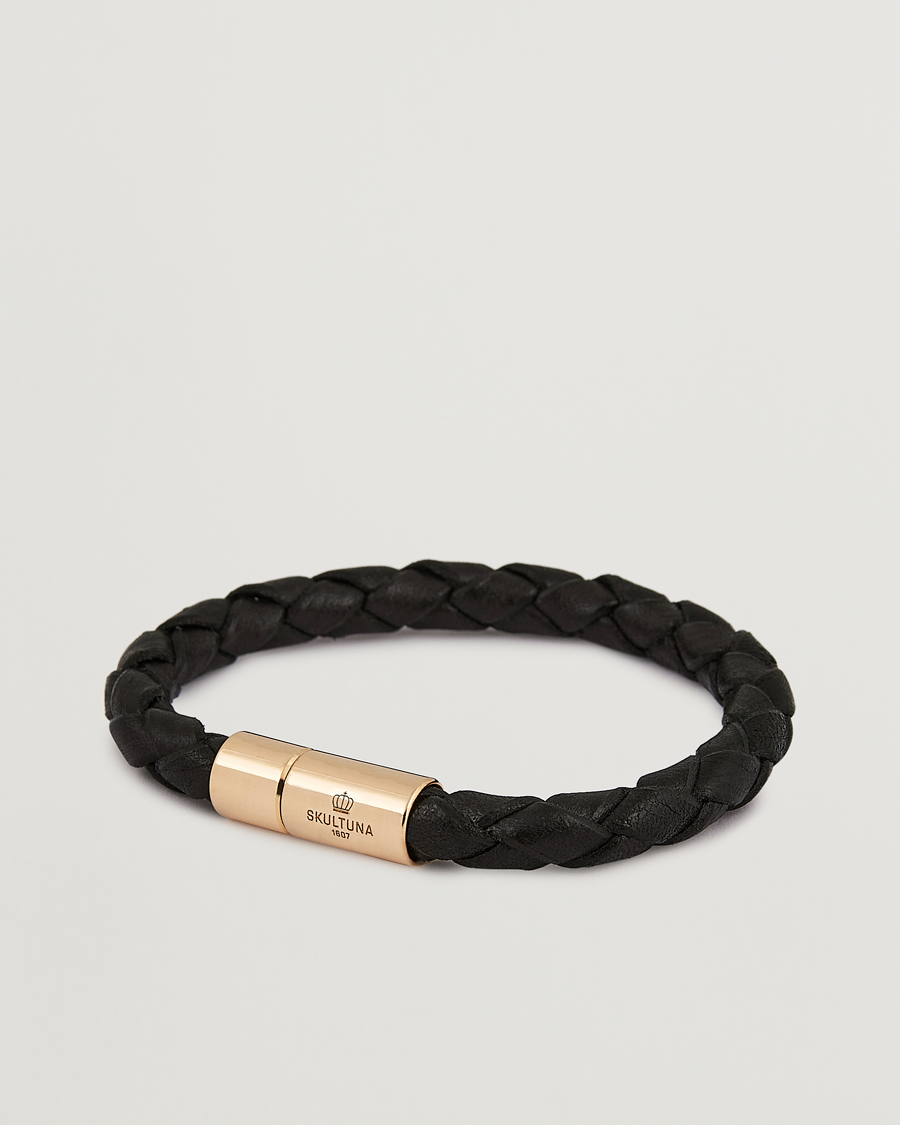 Uomini | Skultuna The Signature Massive Bracelet Black M | Skultuna | The Signature Massive Bracelet Black M
