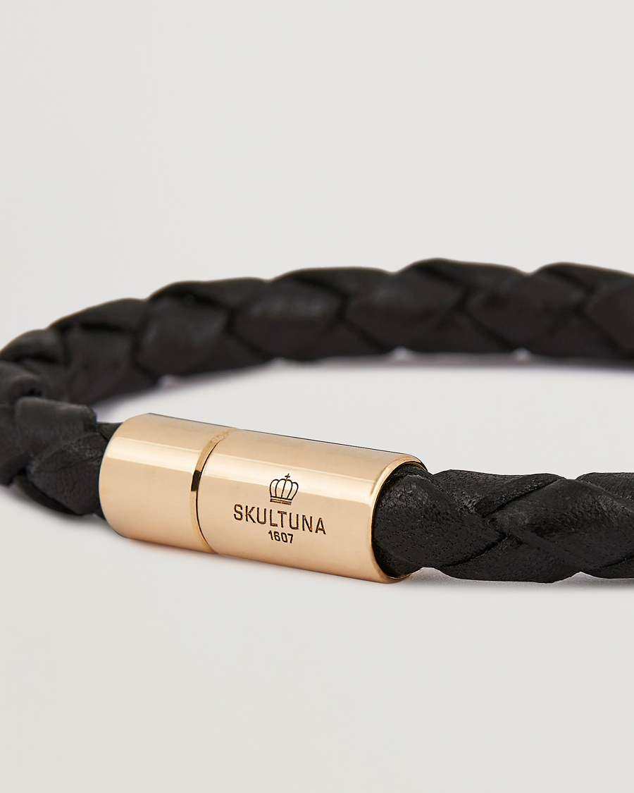 Uomini | Skultuna The Signature Massive Bracelet Black M | Skultuna | The Signature Massive Bracelet Black M