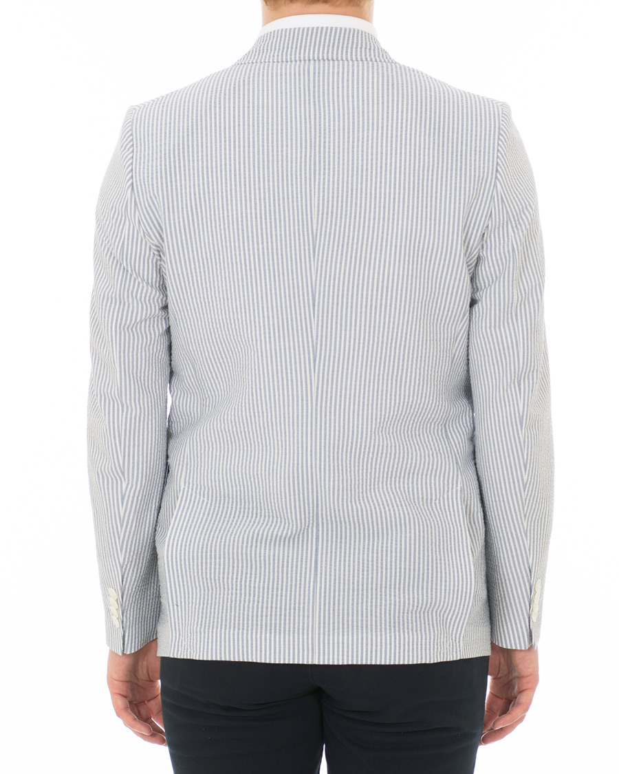 Uomini | Blazers | GANT | Seersucker Stripe Blazer Eggshell