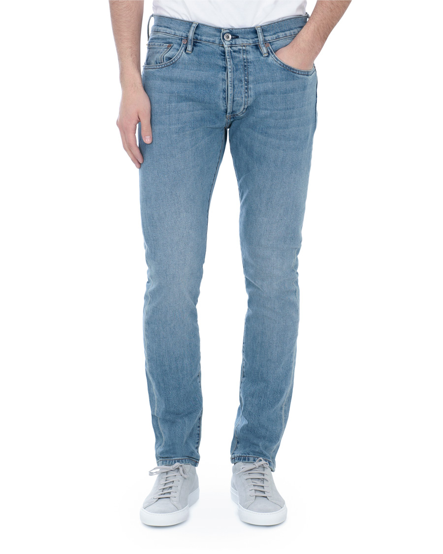 Uomini | Tapered fit | C.O.F. Studio | M7 Tapered Stretch Jeans Light Blue