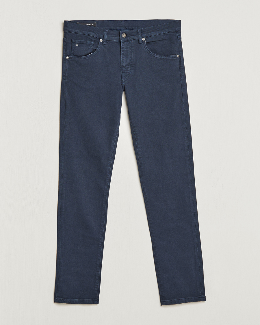 Uomini | Pantaloni | J.Lindeberg | Jay Solid Stretch 5-Pocket Pants Navy