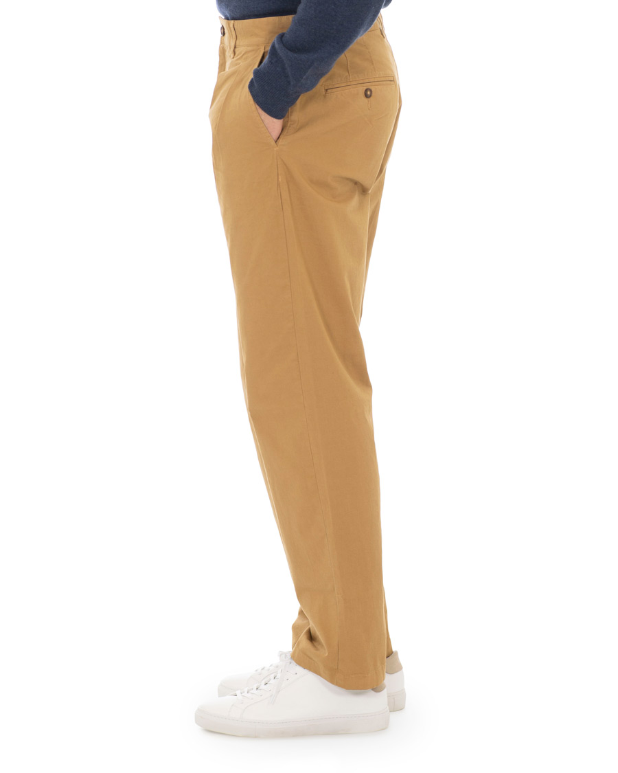 Uomini | Pantaloni | J.Crew | Double Pleated Garment Dyed Canvas Chinos Melted Caramel