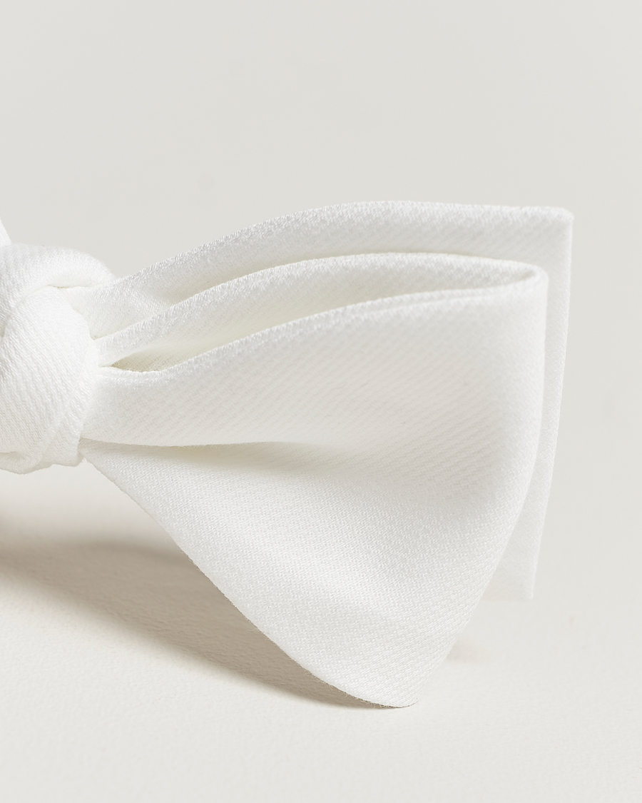 Uomini |  | Amanda Christensen | Cotton Pique Self Tie  White