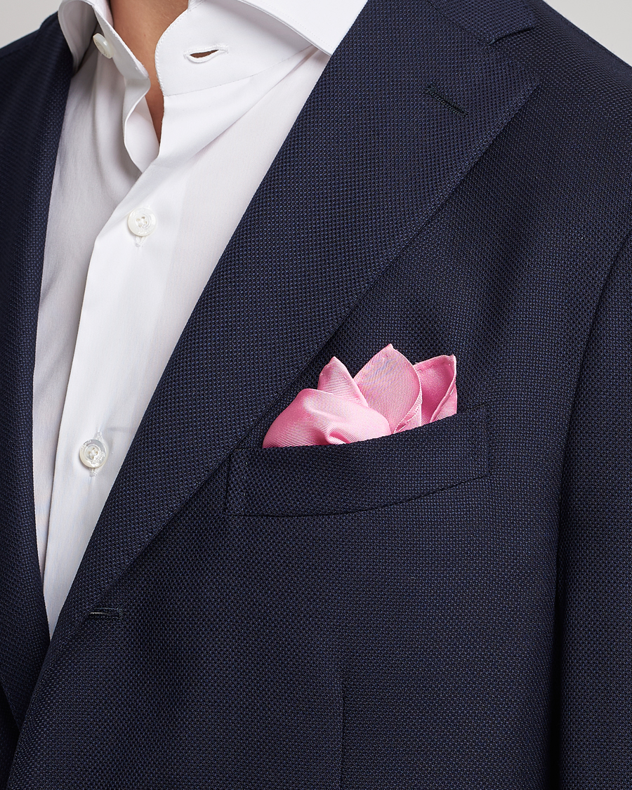 Uomini | Smart casual | Amanda Christensen | Handkercheif Silk Pink