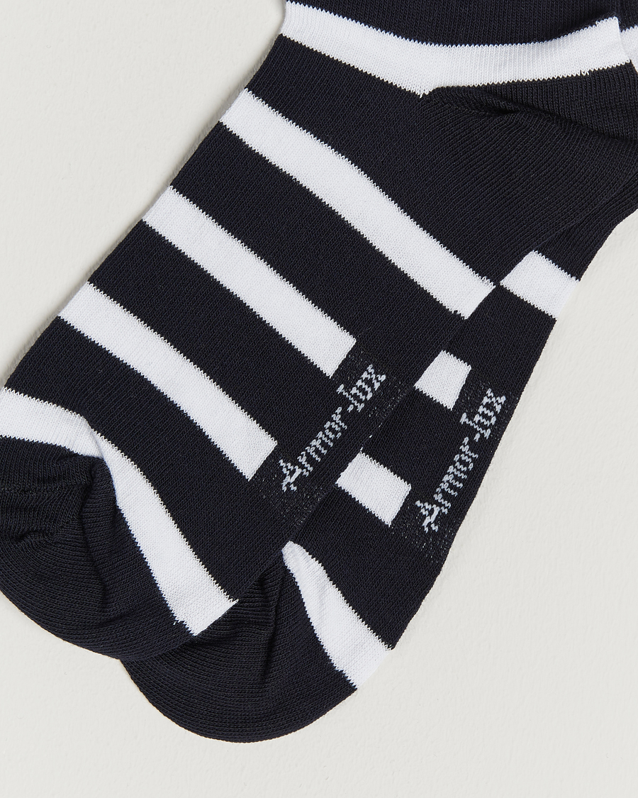 Uomini | Biancheria intima | Armor-lux | Loer Stripe Sock Rich Navy/White